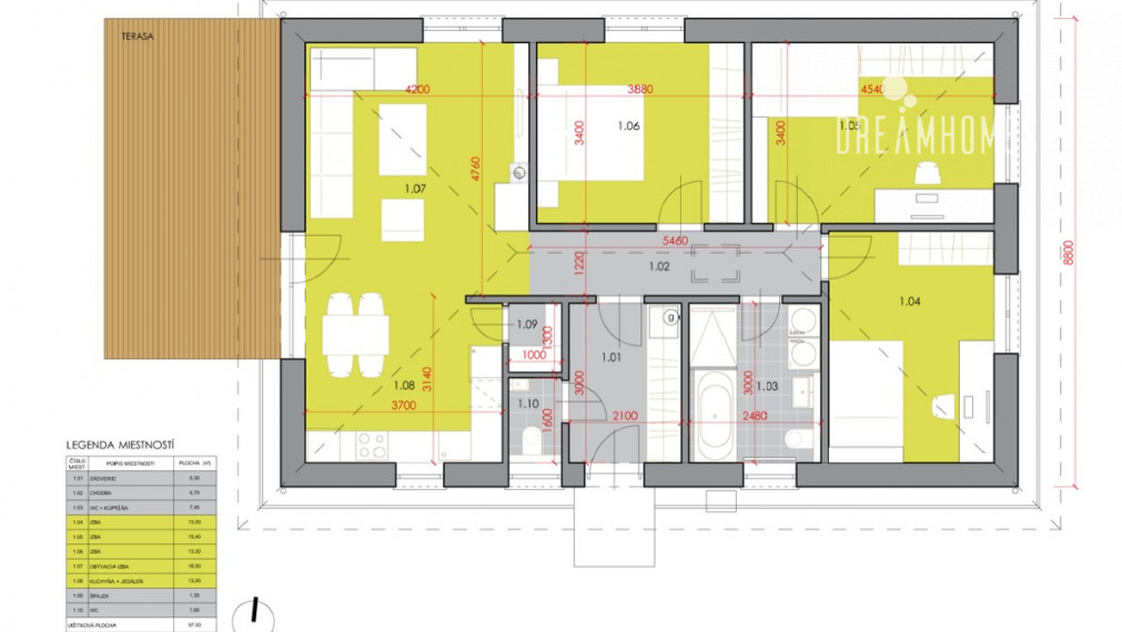 PREDAJ - Bungalov 4 izbový - Novostavba - Senec